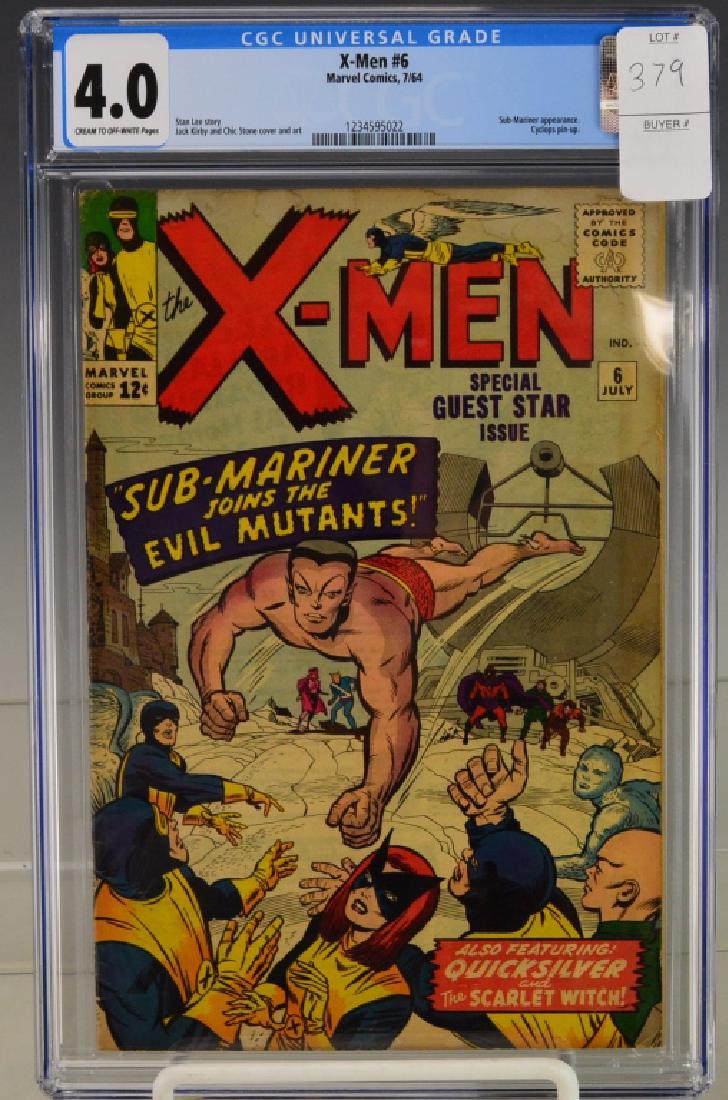 X-Men #6-1964 CGC 4.0 (1 of 3)