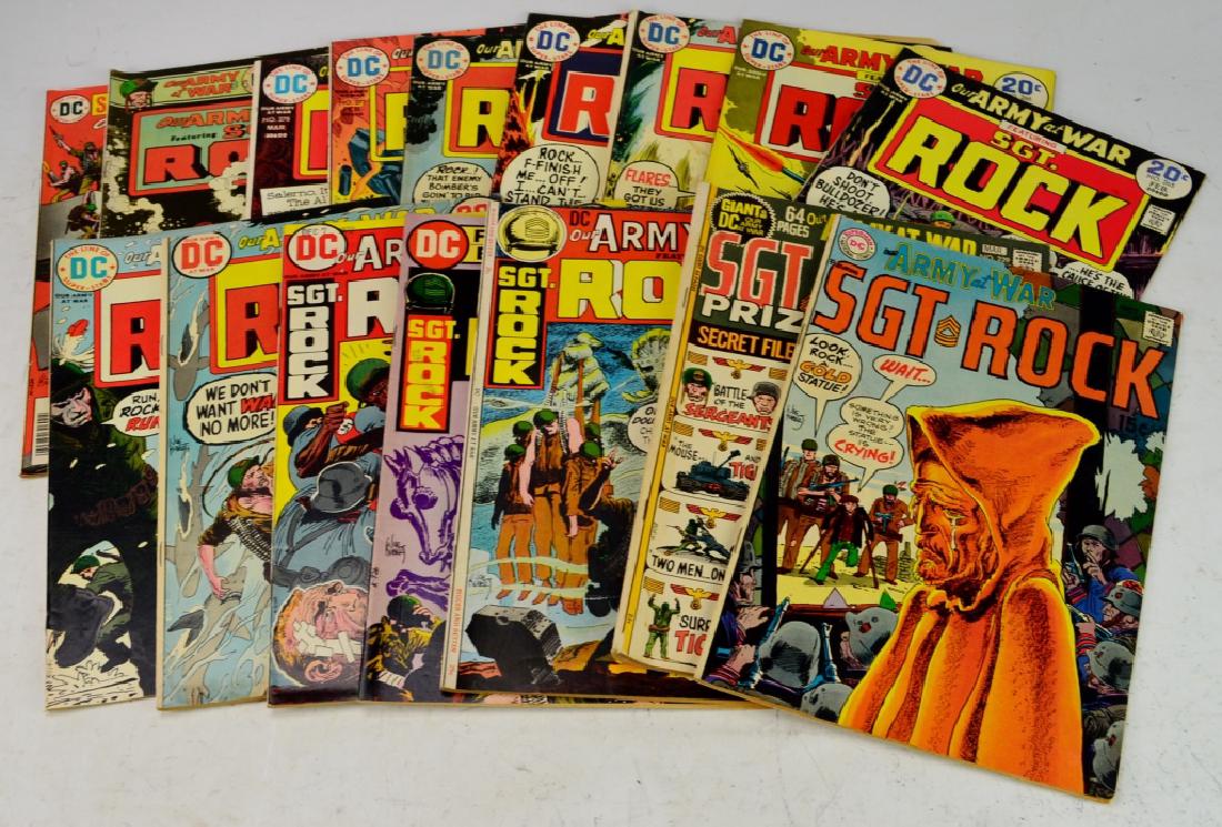 DC Sgt. Rock Military Comic Book Grouping (1 of 5)