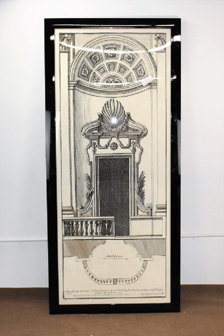Theodore Alexander Retailer Print: Scala di' Palma Diece Print, measuring: 76.5" x 34.5"