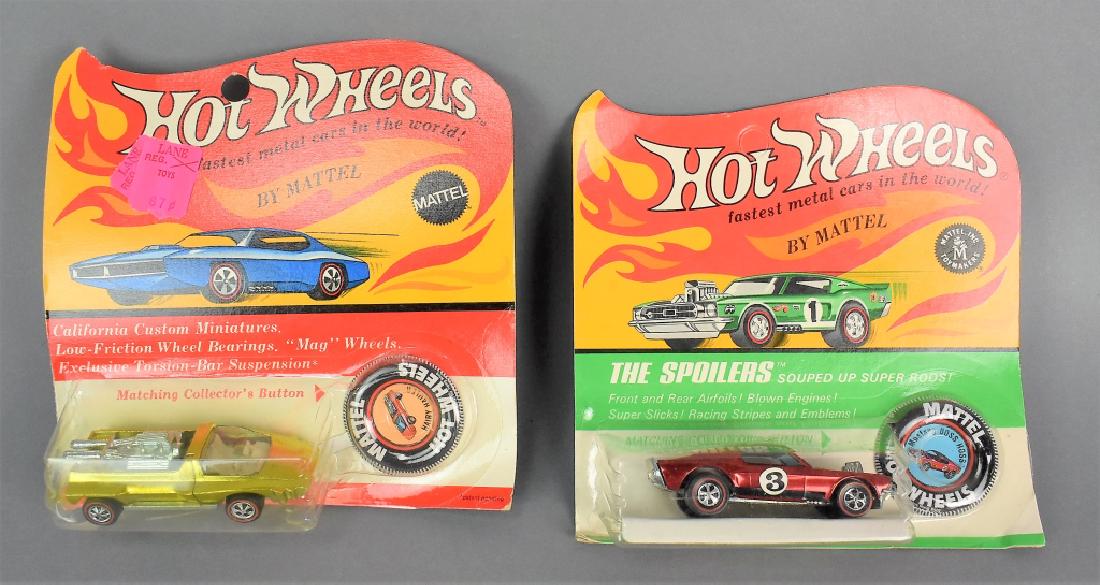 Original Red Line Hot Wheels Unopened: Pair of original Redline Mattel Hot Wheels, unopened and one has never been punched or displayed