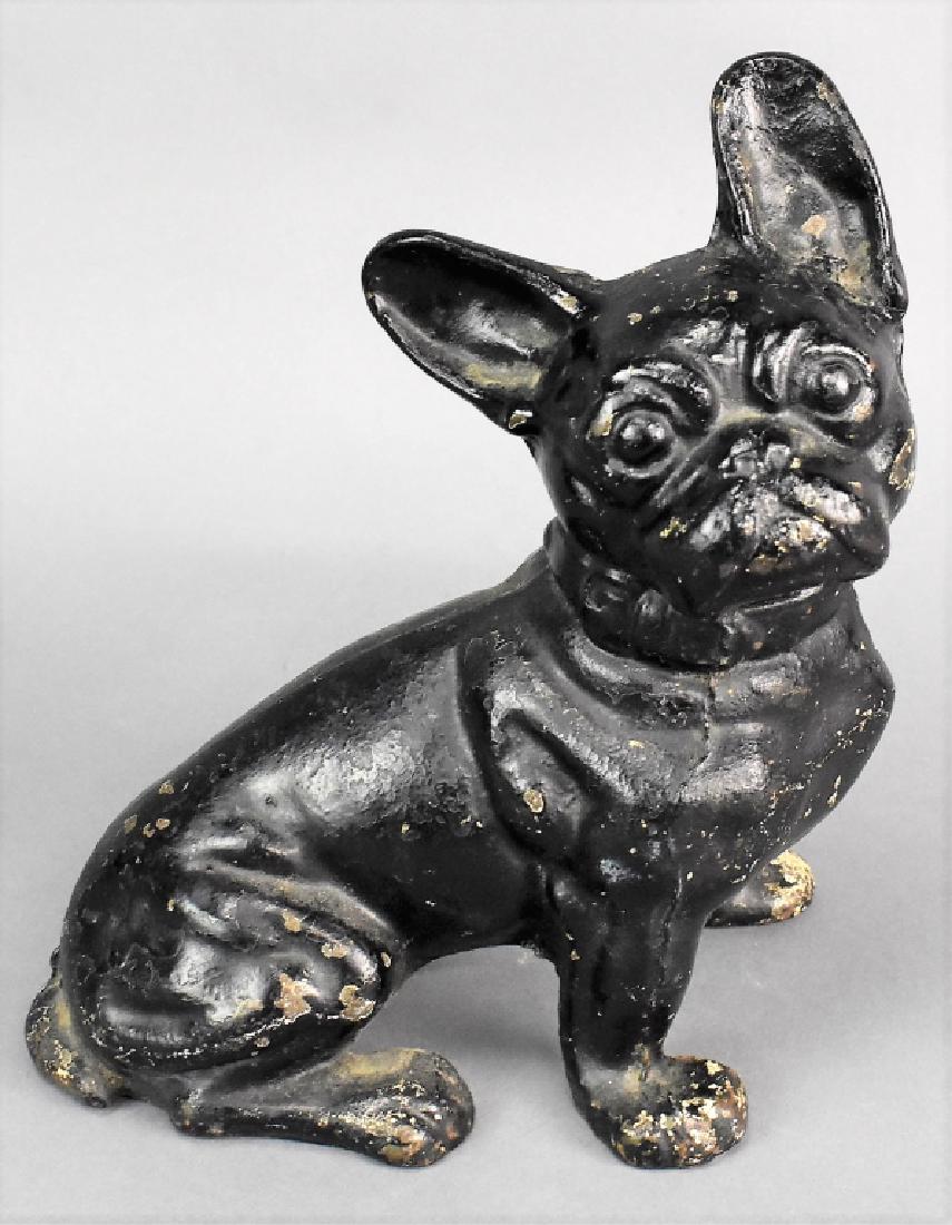 Antique Cast Iron French Bulldog Door Stop Aug 11 2018 The