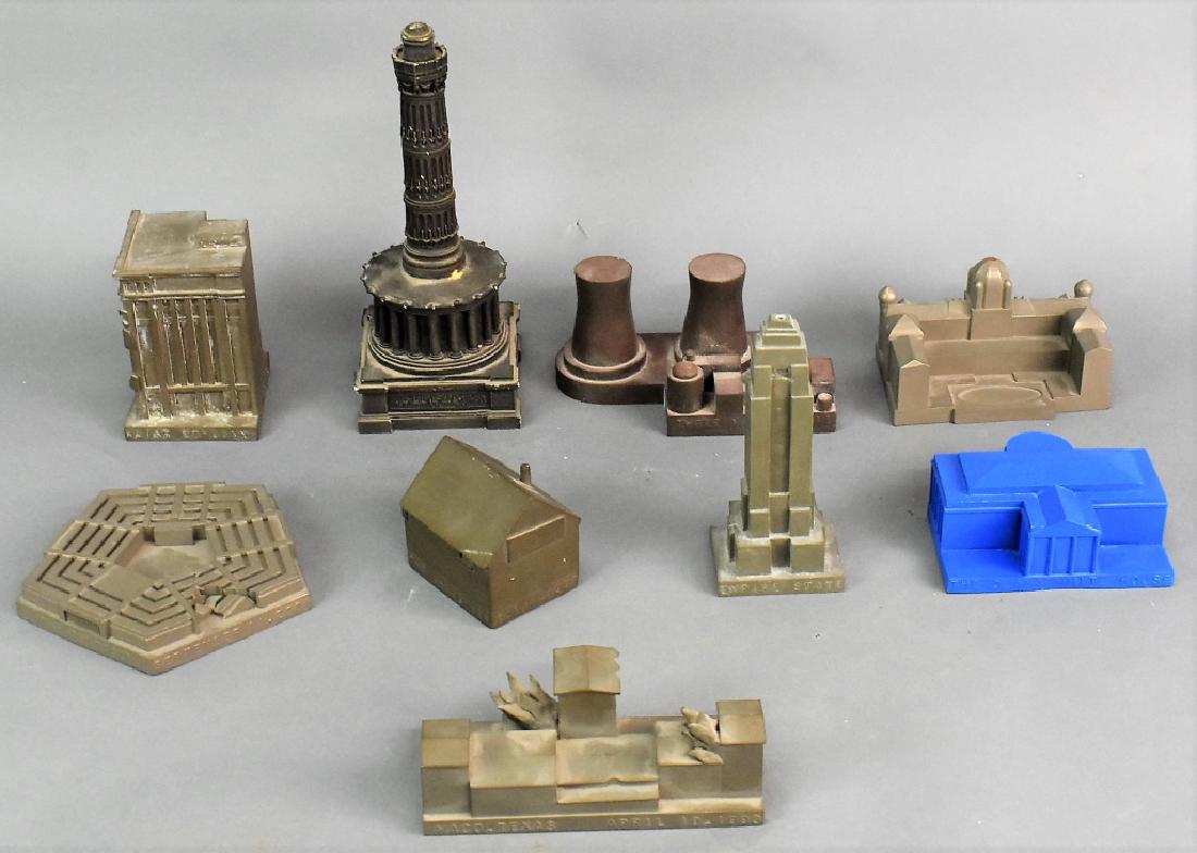 Constantin & Laurene Boym Buildings of Disaster: A collection of (9) works from the Buildings of Disaster and missing monuments series by Constantin Boym, born in Moscow on 5-16-1955. This collection ran from 1998-2008 and depicts buildings that suf