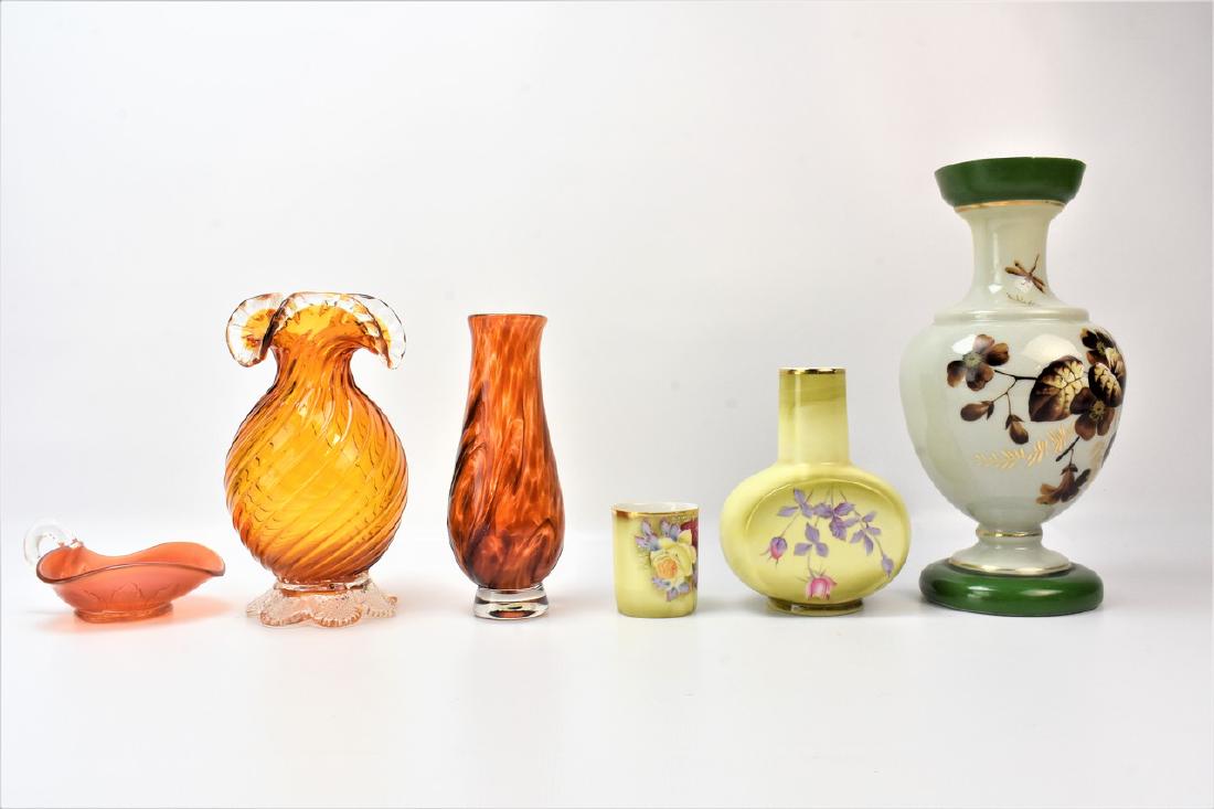 Nippon and Cased Glass Grouping (1 of 4)