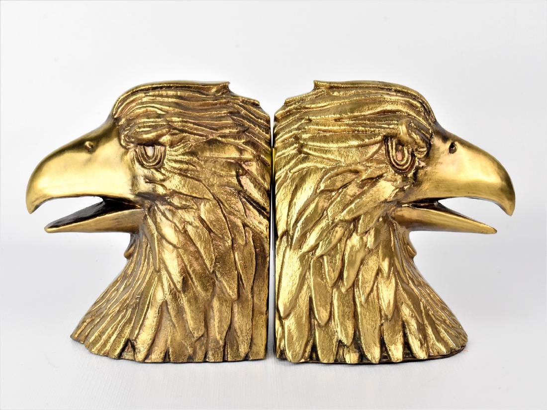 Pair of Brass Eagle Bookends (1 of 2)