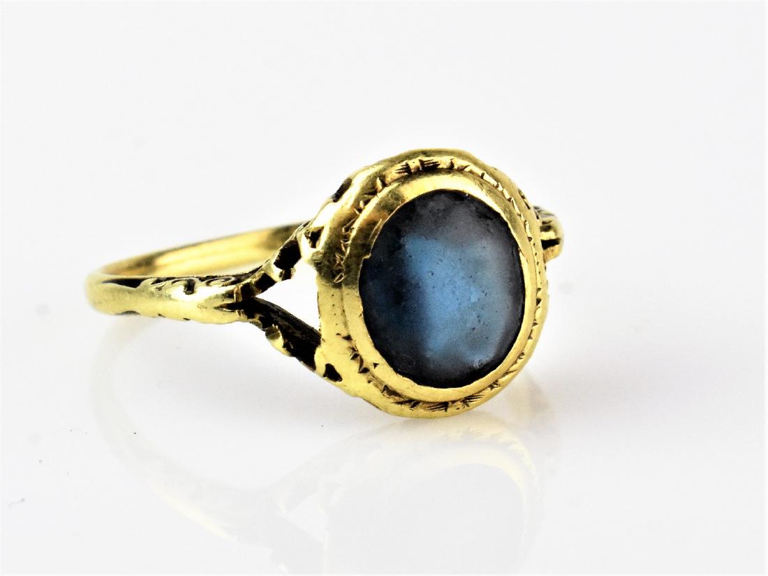 14 kt.Gold and Glass Ring (1 of 3)