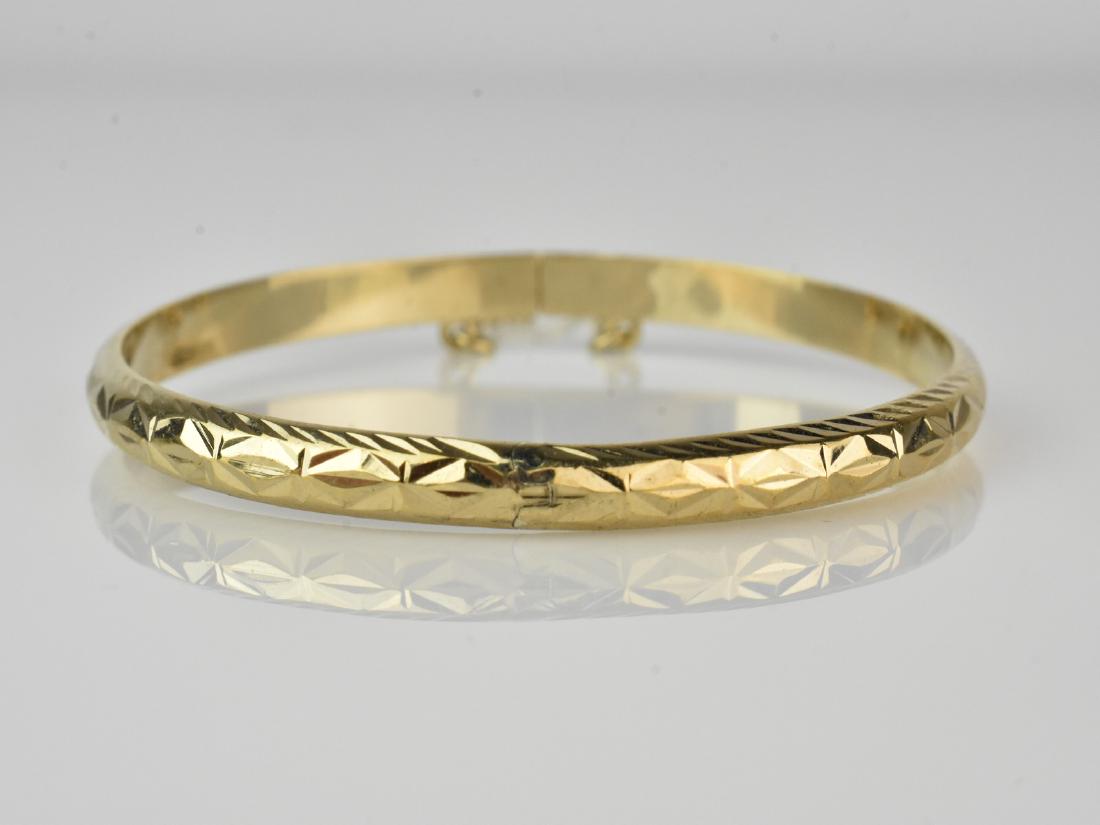 10k Bangle Bracelet (1 of 4)