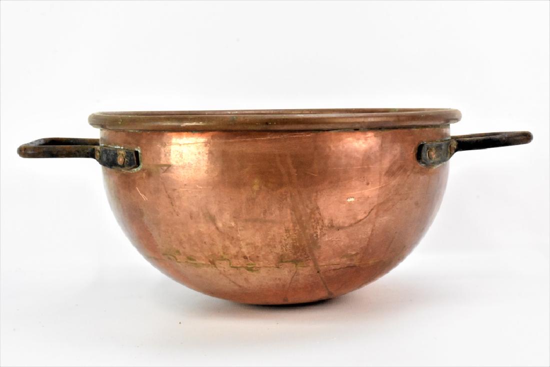 Antique Copper Candy Making Kettle