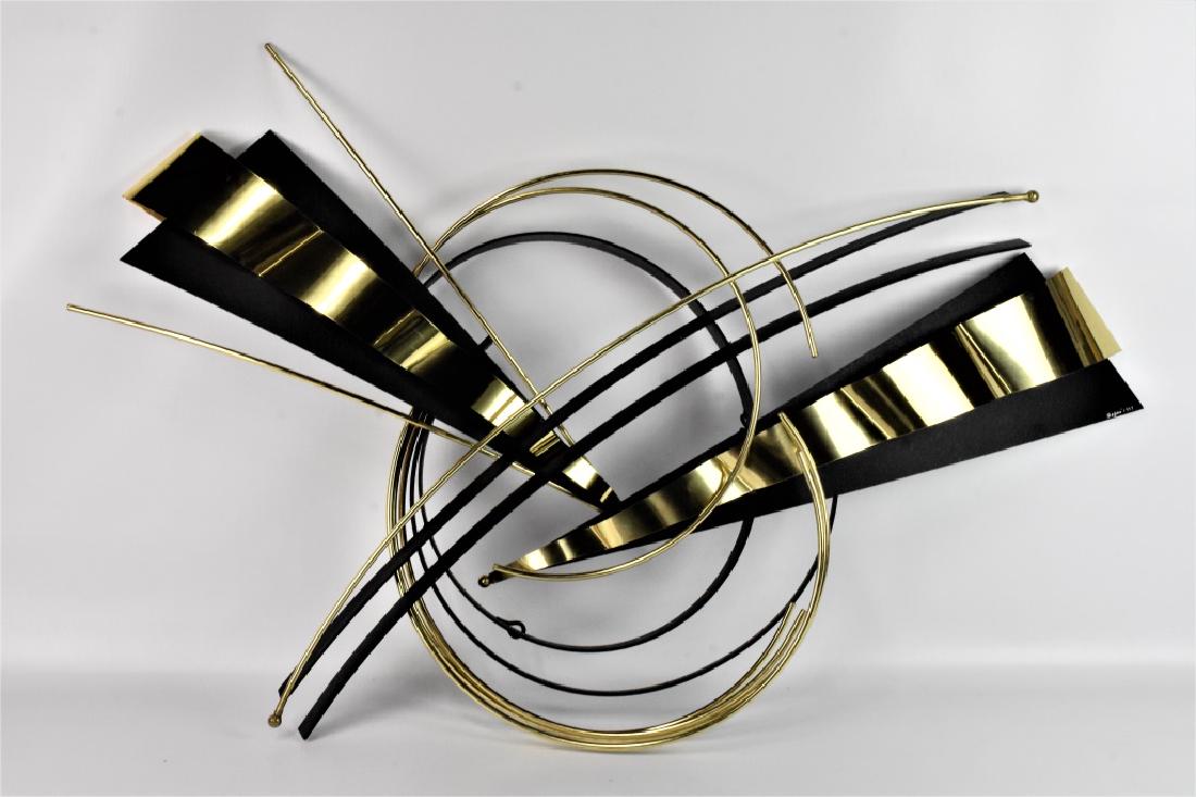 Curtis Jere Mid Century Modernist Wall Sculpture: Excellent condition and shows well. Signed Measures 42 " Wide x 25.5" Tall