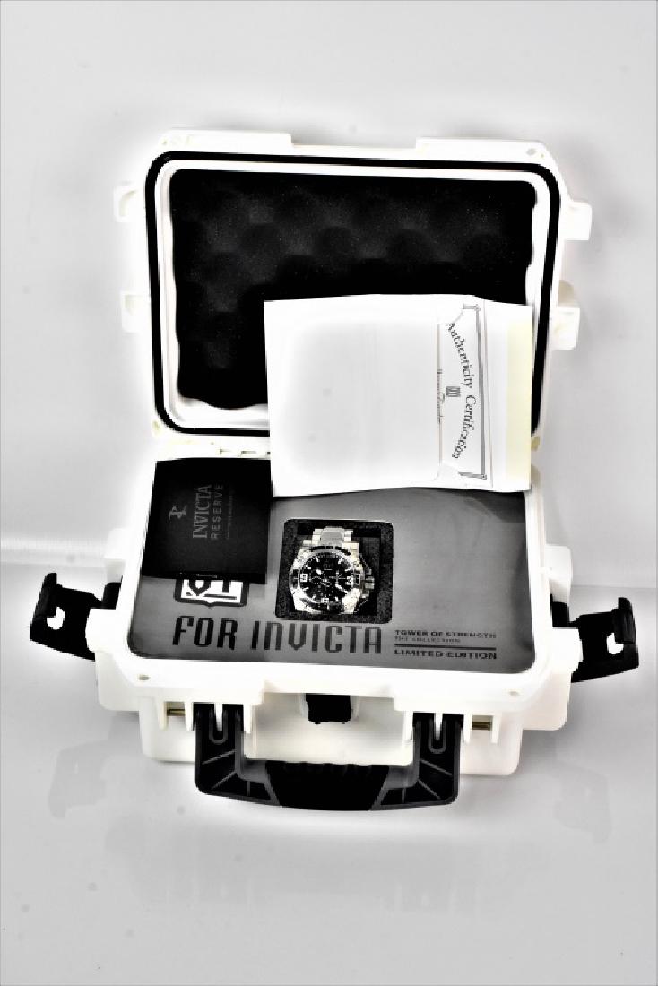 Jason Taylor for Invicta Men's Watch: Invicta Jason Taylor Men's Watch model #14451 Swiss components with a stainless steel band 49.5mm case size 200m water resistance. Includes case and COA. Provenance: private collection, some "new old