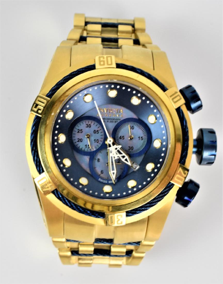 Invicta Reserve Bolt Zeus Men's Watch: Invicta Reserve Bolt Zeus Men's Watch model 12742 Water resistant up to 200M Swiss components. Provenance: private collection, some "new old stock", as found in the living estate, do the sensitivity o