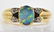 18K Gold Opal and Diamond Accent Ring - 5