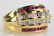 18K Gold Ruby and Diamond Ring - 3