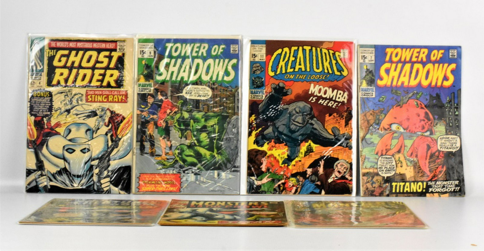 Marvel Horror Silver Age Comics: Includes (7)- Classic Story, Wrightson, B. Smith, Wood and Kirby Art