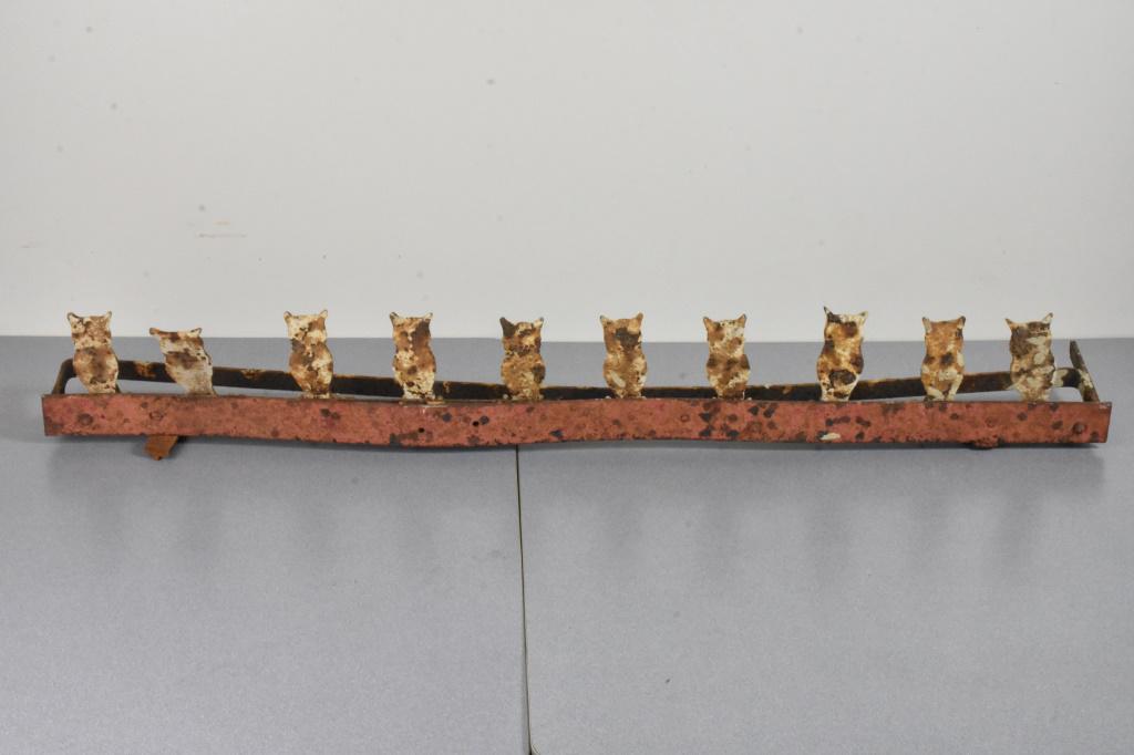 Antique Arcade Carnival Shooting Target: Includes (1) antique target with Owl silhouettes, 42"
