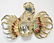 Coro Craft Sterling Rock Fish Brooch - 3