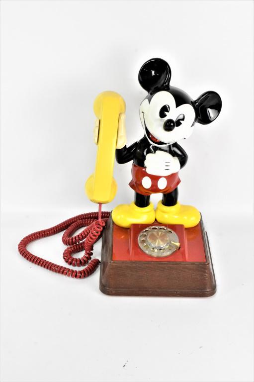 Vintage Mickey Mouse Telephone: Vintage Mickey Mouse Telephone dated 1976