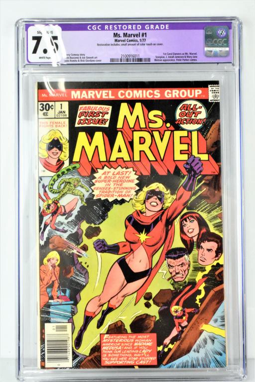 Ms. Marvel #1 CGC 7.5 (1 of 1)