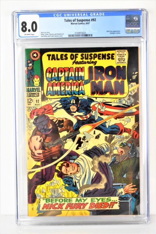 Tales of Suspense #92 CGC 8.0 (1 of 1)