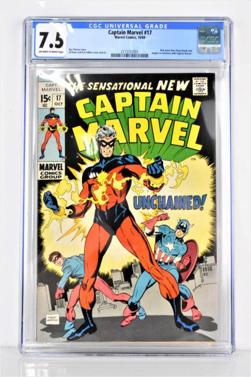 Captain Marvel #17 CGC 7.5 (1 of 1)