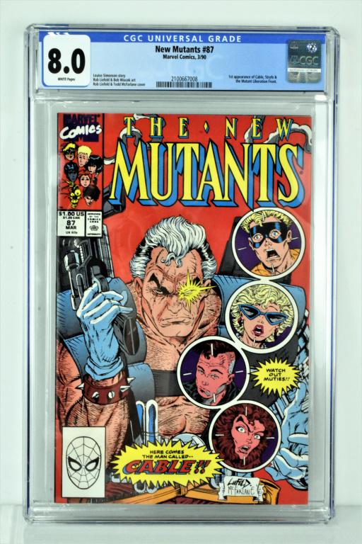 New Mutants #87 CGC 8.0 (1 of 1)