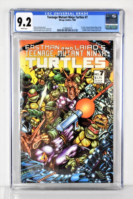 Teenage Mutant Ninja Turtles #7 CGC 9.2 (1 of 1)