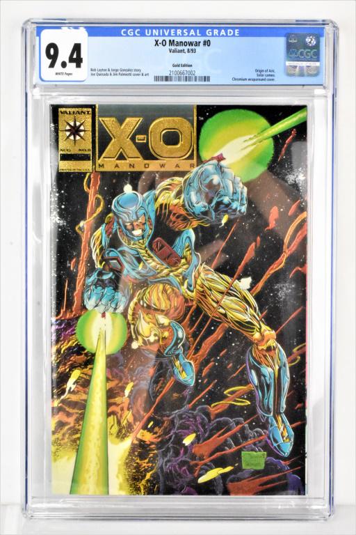 X-O Manowar #0 CGC 9.4 (1 of 1)