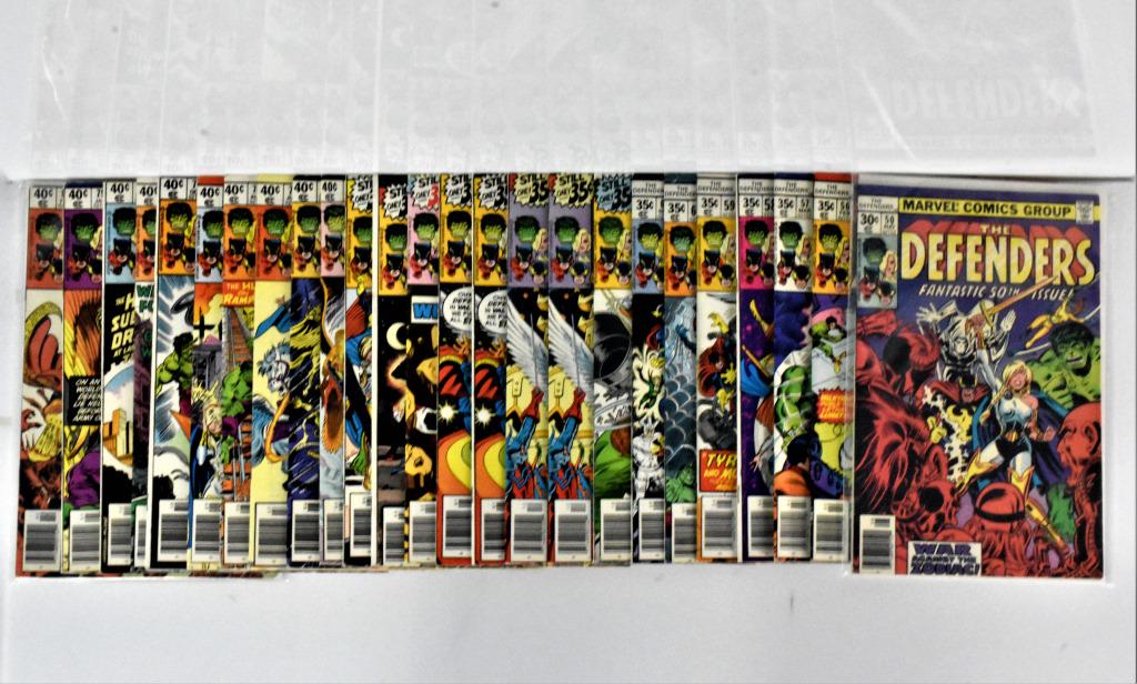 25 defenders #50 - #80 Comic Book Grouping (1 of 3)