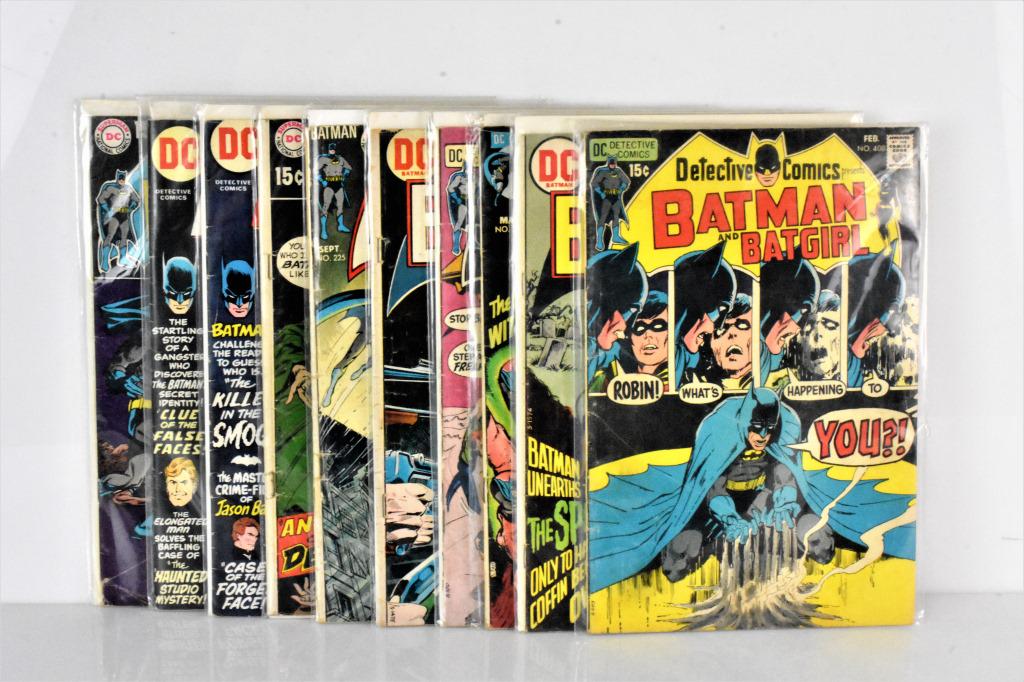 10 Batman and Detective 15 & 20 cent comics (1 of 3)