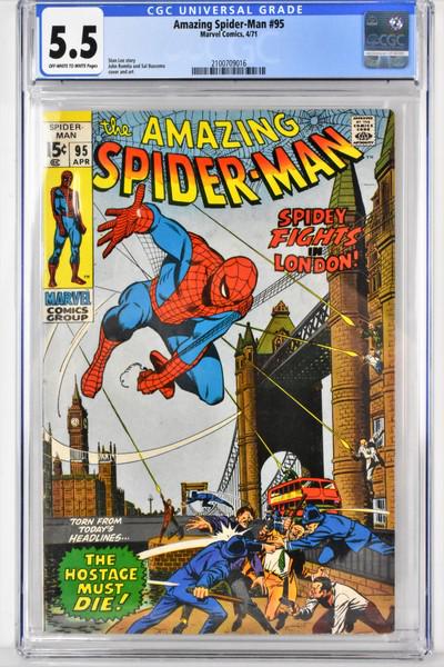 Amazing Spiderman #95 CGC 5.5 (1 of 2)