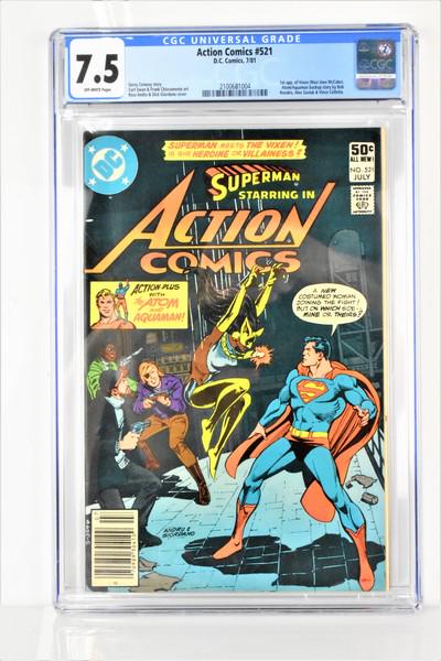 Action Comics #521 CGC 7.5 (1 of 2)