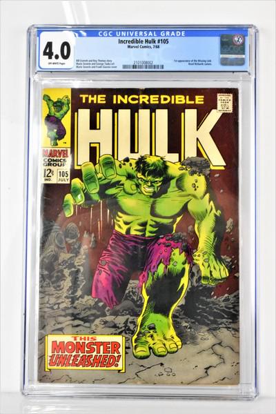 Incredible Hulk #105 CGC 4.0 (1 of 2)