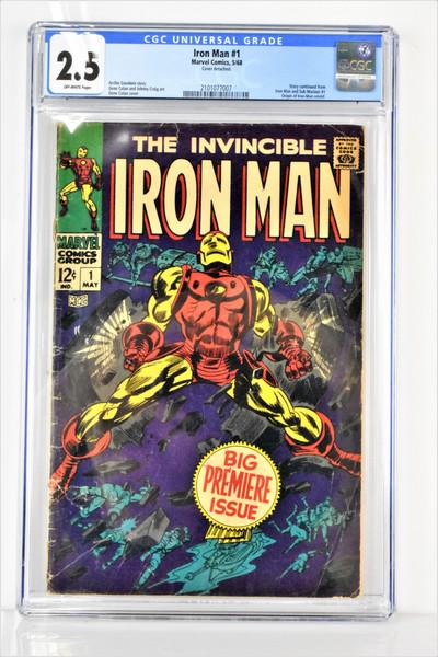 Iron Man #1 CGC 2.5 (1 of 2)
