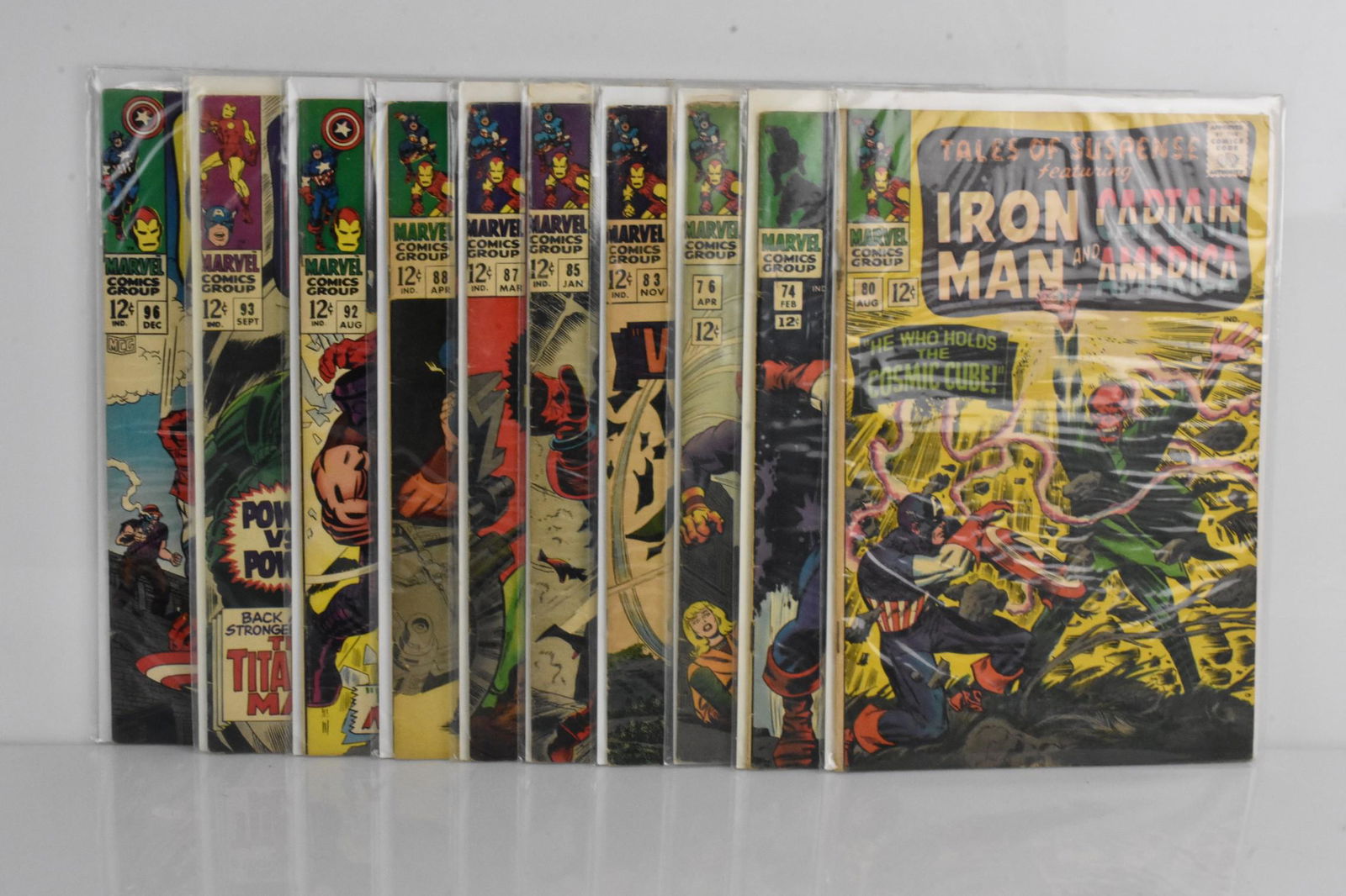 (10) Tales of suspense #74 - #96 Comic Books (1 of 4)