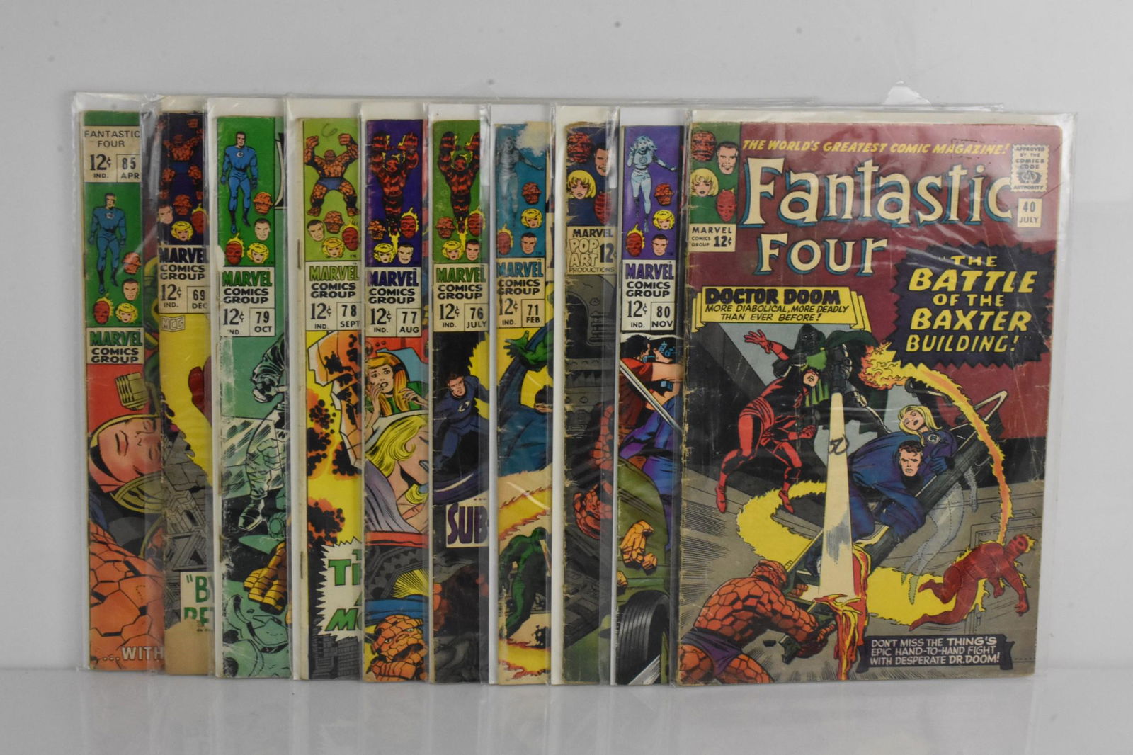 (10) Fantastic Four Silver Age Comics (1 of 4)