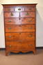 Pennsylvania Hepplewhite High Cherry Chest 1790