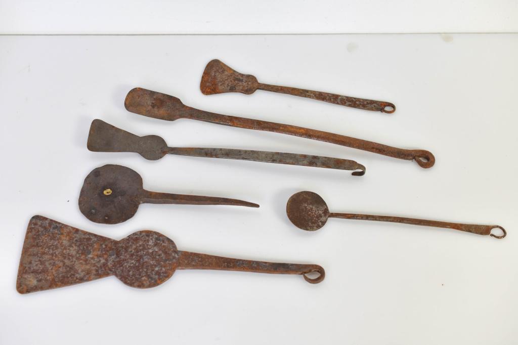 Antique Iron Kitchen Utensil Grouping (1 of 5)