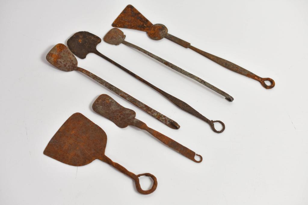 Antique Iron Kitchen Utensil Grouping (1 of 5)