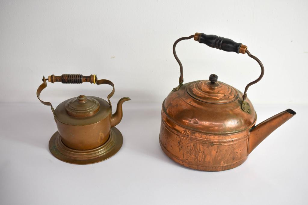 Copper & Brass Kettles With Handle (1 of 5)