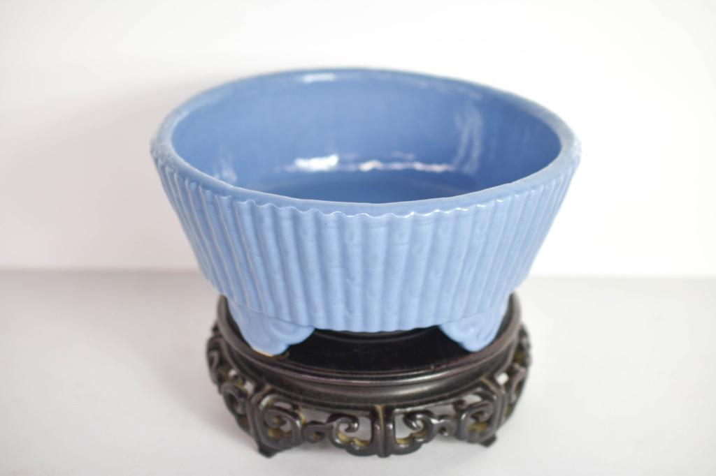 Chinese Peking Glass Bowl With Fitted Stand Signed (1 of 5)