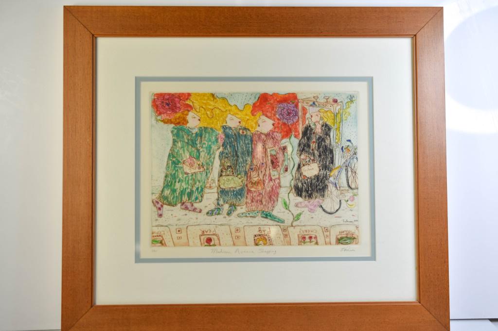 Lehmer Etching, Madison Avenue Shopping (1 of 4)