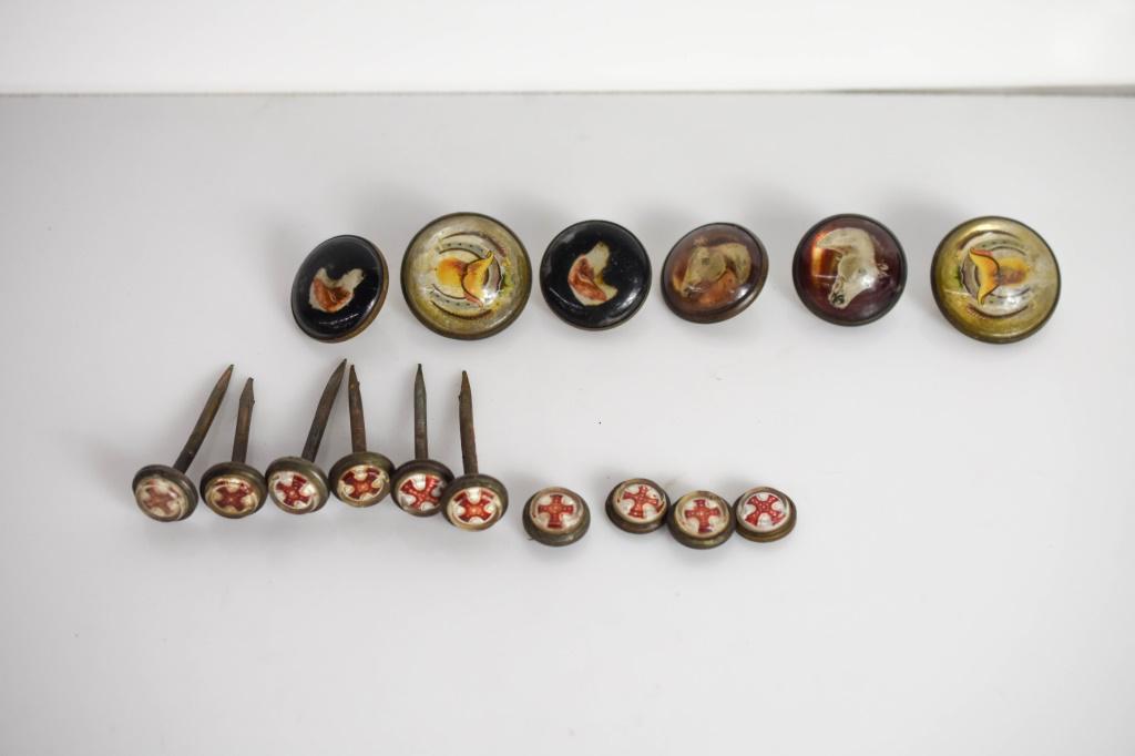 Victorian Figural Pin Backs (1 of 6)