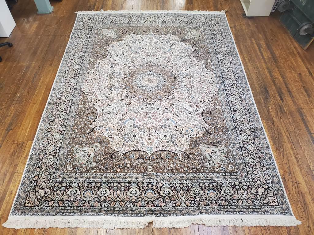 Kashmir Fine Hand Knotted Silk Kashan Room Size (1 of 9)