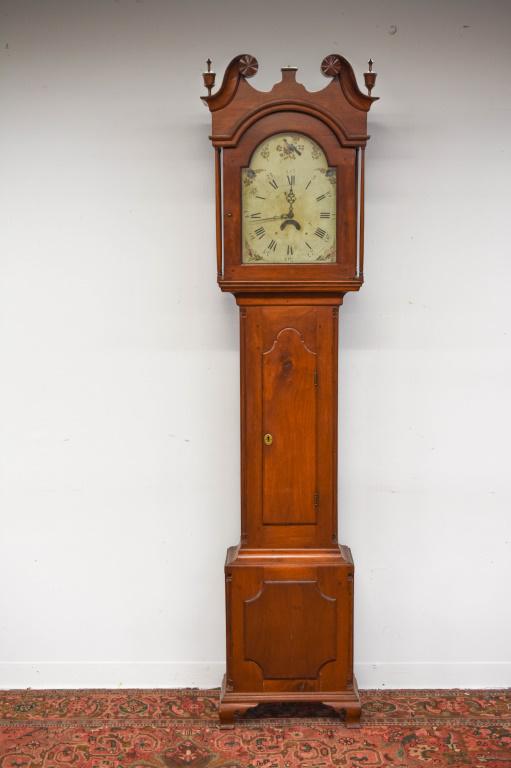Pennsylvania Walnut Tall Case Clock C. 1790-1820 (1 of 20)