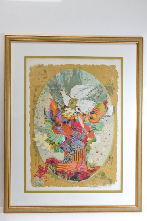 Shraga Weil Serigraph AP: Artist Proof AP, pencil signed, Born 1918-2009 Viewable image measures 19x26 1/2