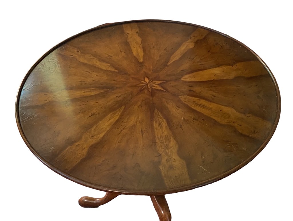 Antique Queen Anne Bird Cage Tilt Top Table 1780 (1 of 5)