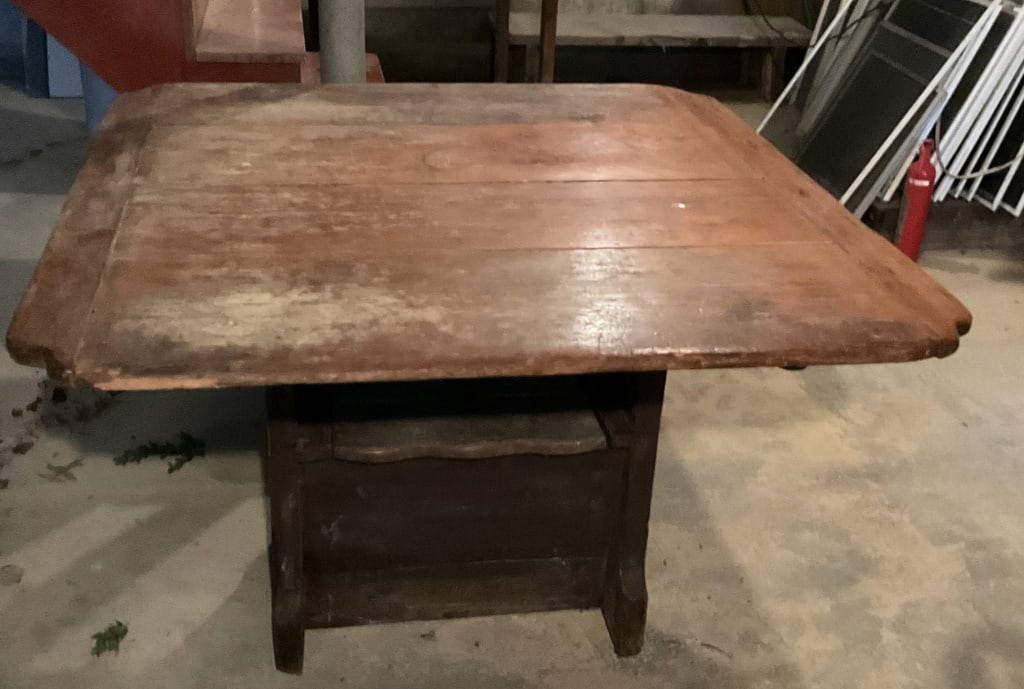 Antique Hutch Table (bench) Auction