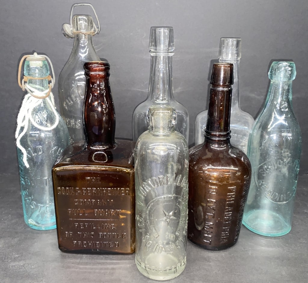 Antique Glass Bottles (1 of 7)