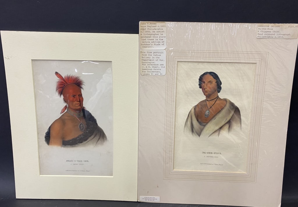 Chippewa Chief Print Circa 1850 (1 of 5)