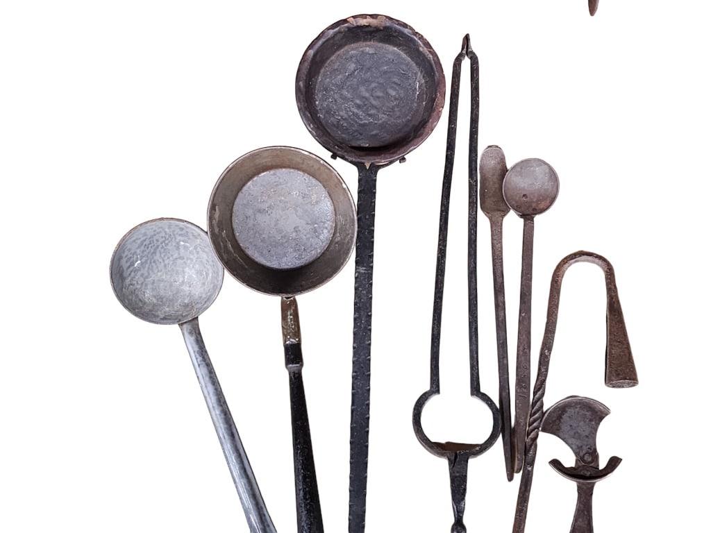 Antique Wrought Iron Cooking Utensils (1 of 2)