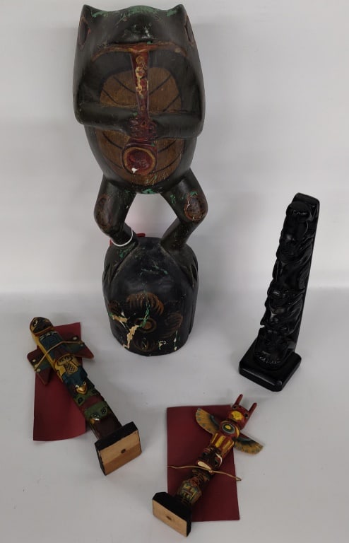 Walter C. Waters Totems Bear Totem Grouping (1 of 8)